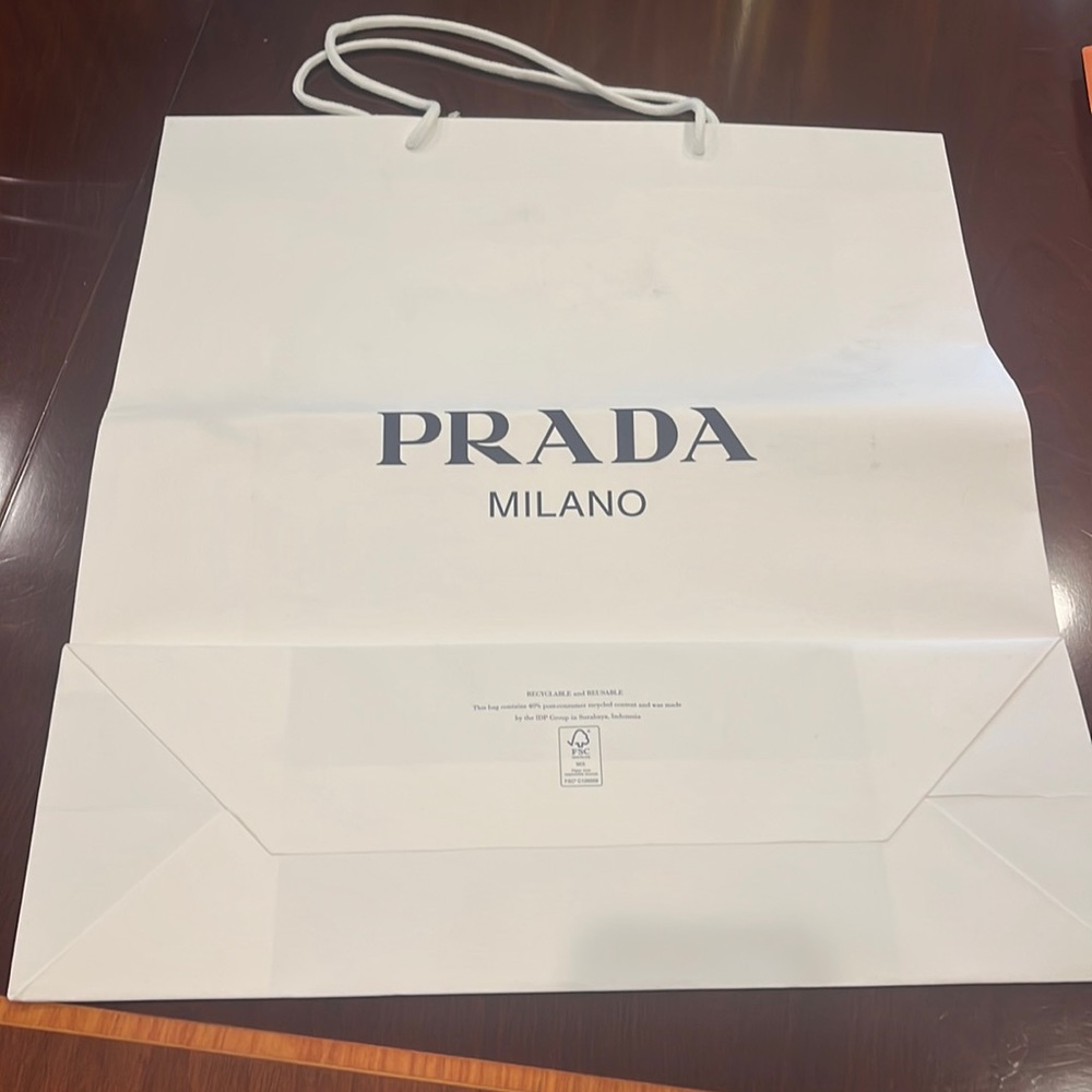 Prada shopping bag